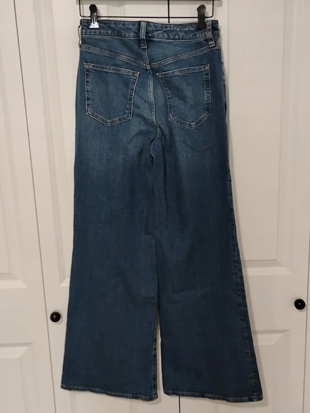 J.Crew Women's Charlotte Wash Semi Stretch High Rise Curvy Denim Trouser Size 25